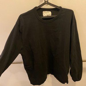 Vintage Pull and Bear Men's Heavyweight Longsleeve T-Shirt